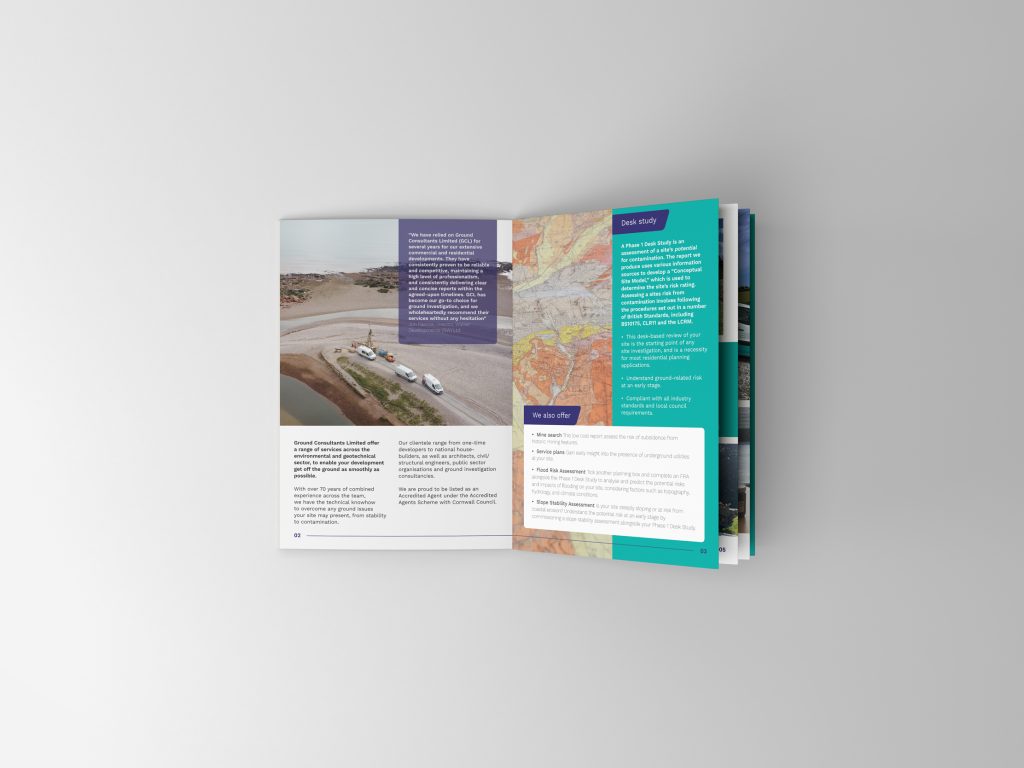 Ground Consultants Booklet Design