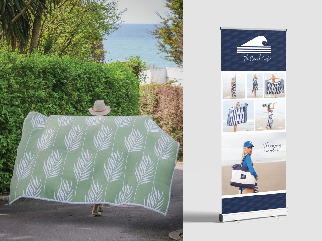 The Cornish Surfer pattern design and promotion