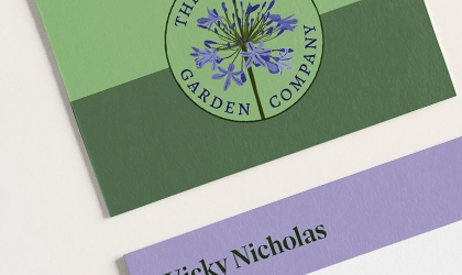 Stationery design for The Cornish Garden Company