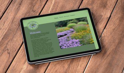 Responsive website design for The Cornish Garden Company, Wadebridge, Cornwall